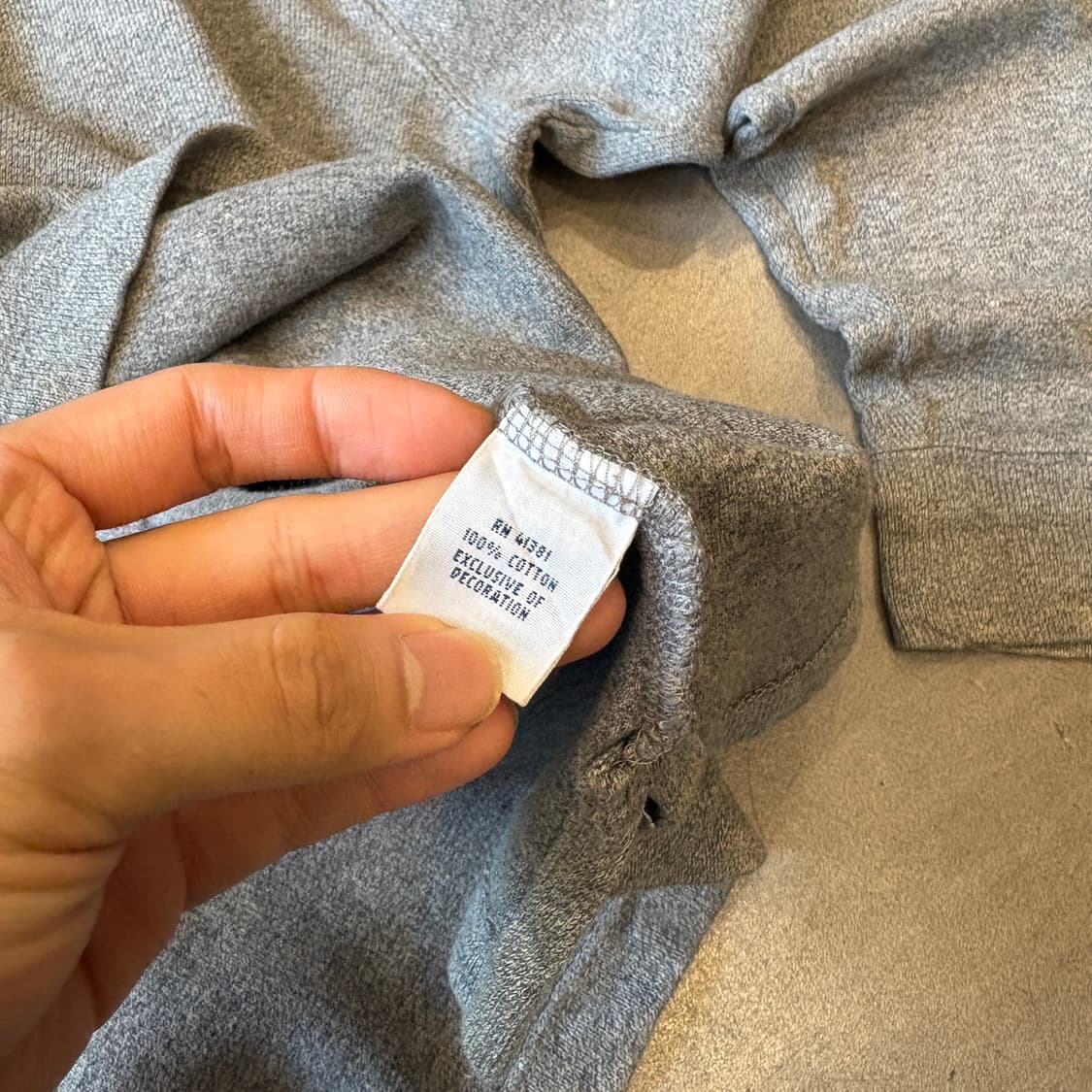 폴로 정품 그레이 반집업 니트 상품이미지9