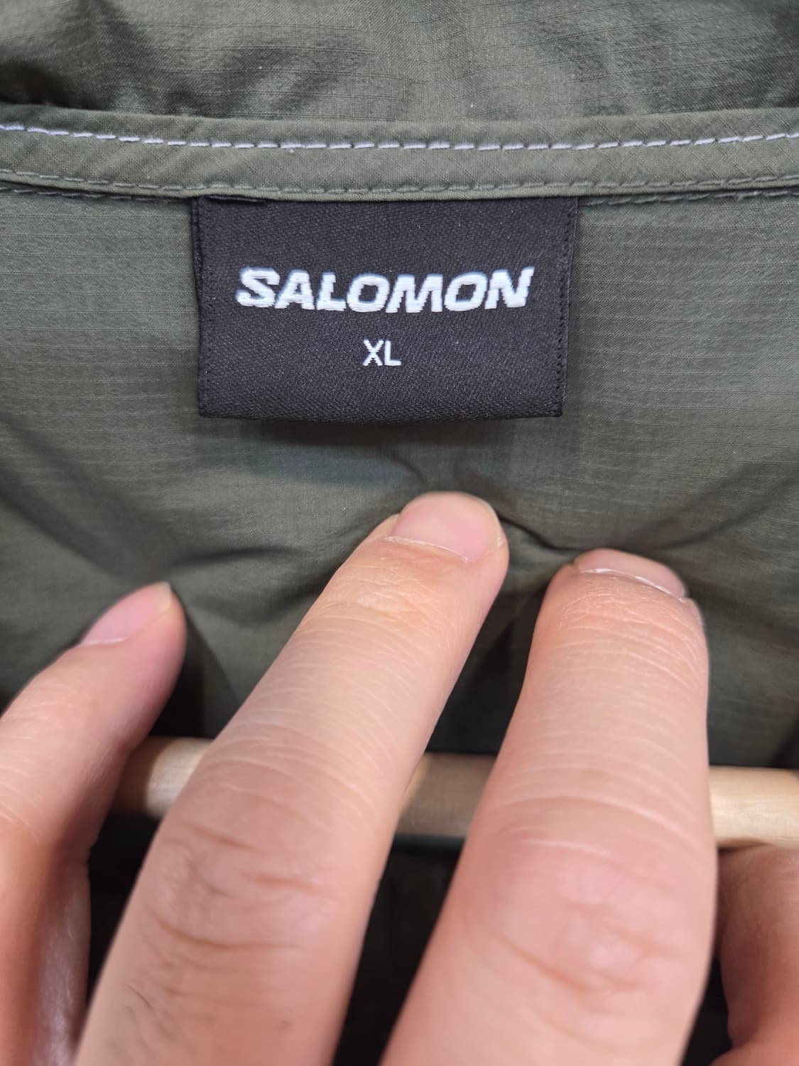 살로몬 릿지 라이트 경량 바람막이 후드자켓 xl 상품이미지3