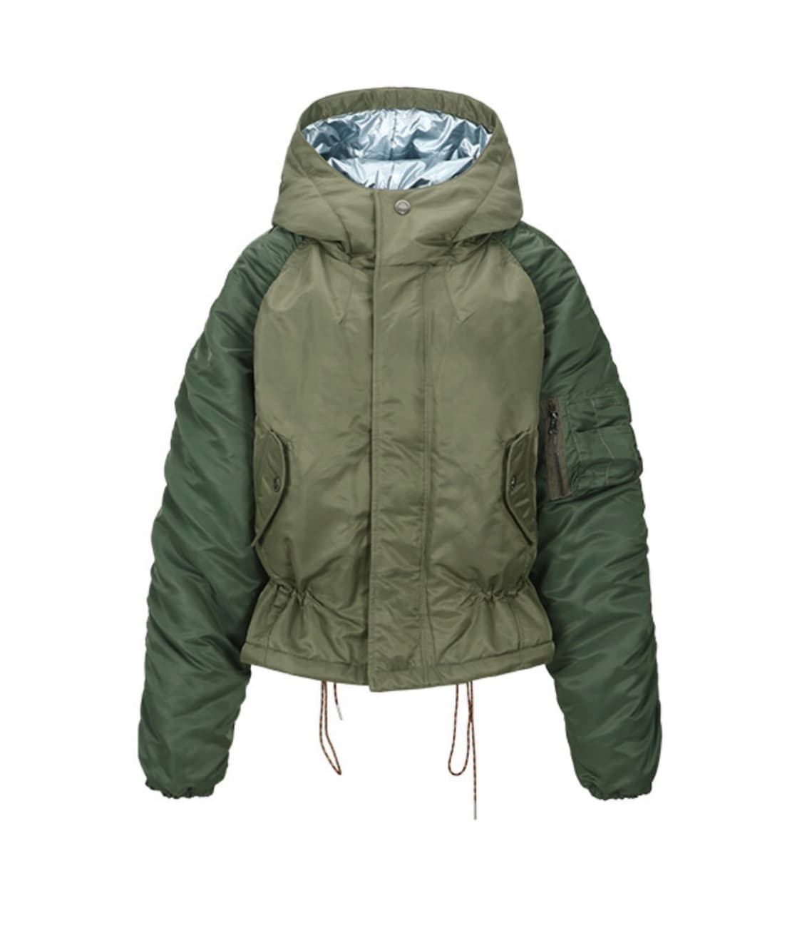 앤더슨벨 헤이든 베스트 레이어드 패디드 자켓 패딩 점퍼 카키 LXL 상품이미지2