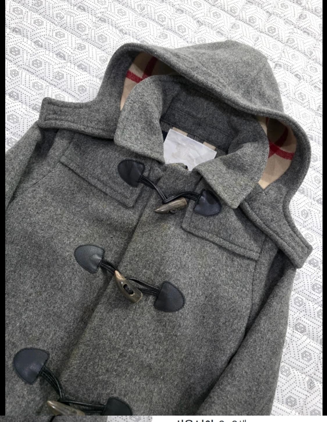 정품 버버리 키즈 더플 코트 4~6세 120 사이즈 상품이미지3