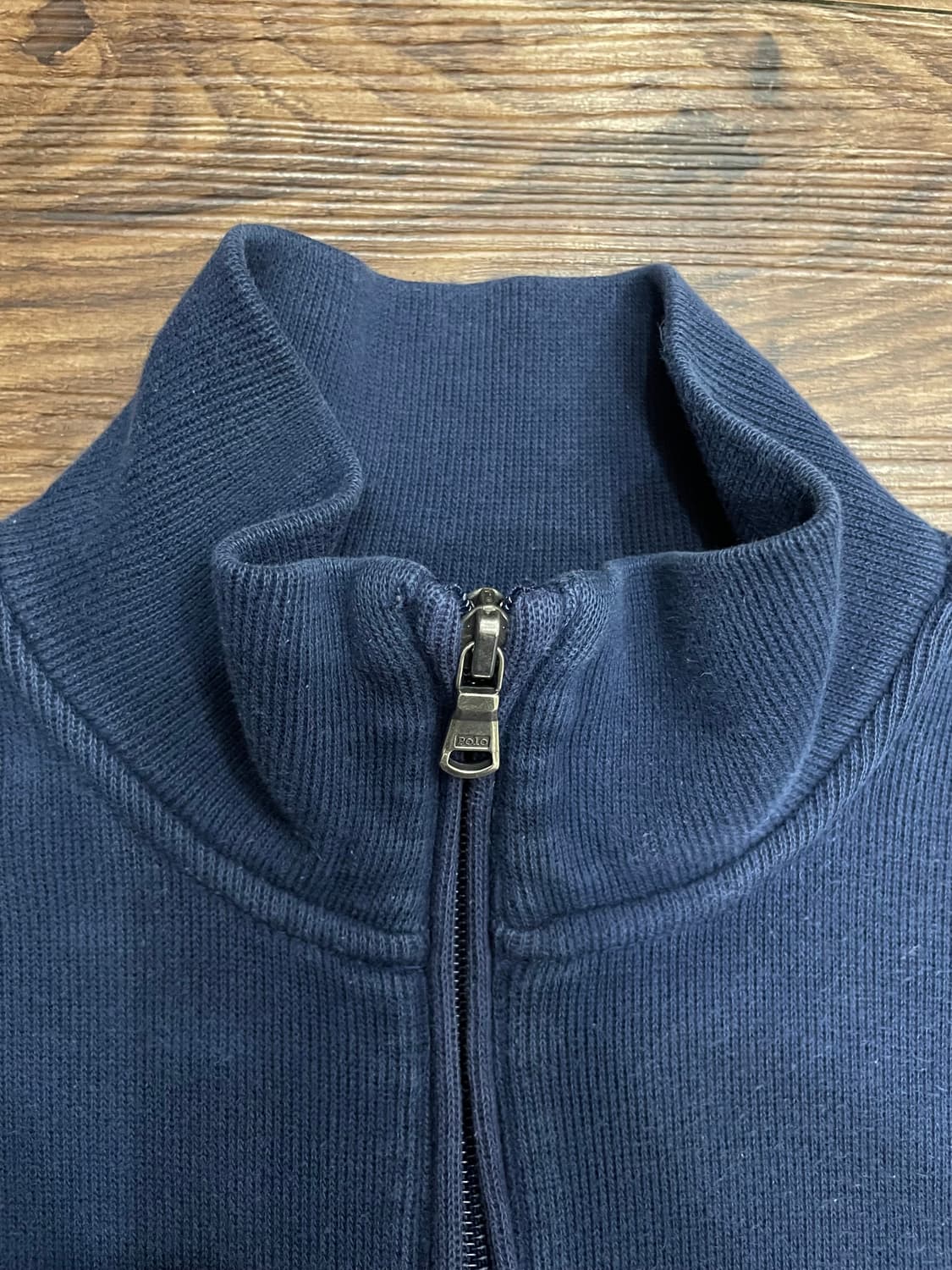 폴로 랄프로렌 빅포니 하프집업 니트 네이비 상품이미지8
