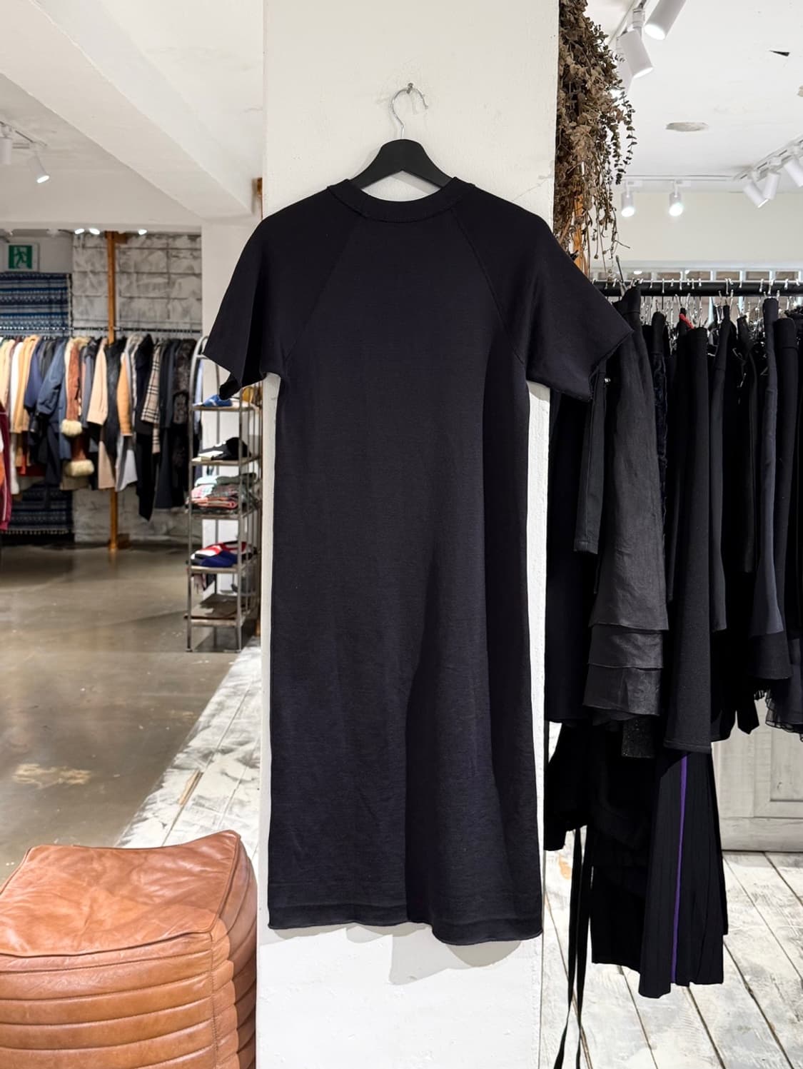 이자벨마랑 다크네이비 기모 래글런 티셔츠 드레스 상품이미지4