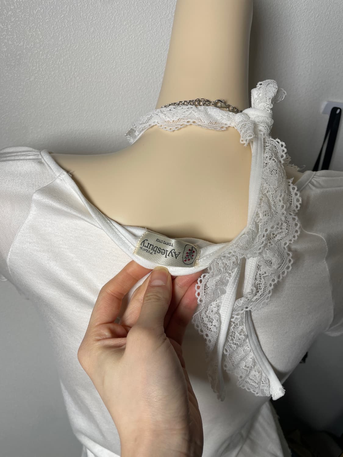 빈티지 러플 블라우스 티셔츠 상품이미지5