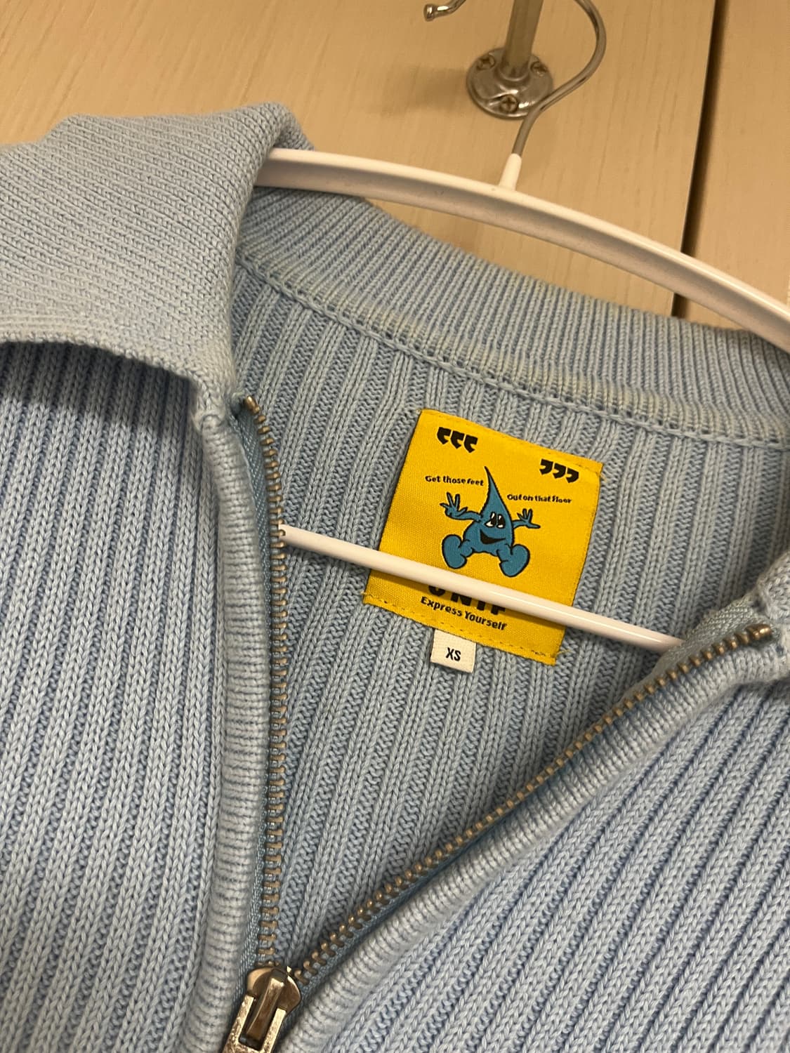 unif 유니프 brandy sweater 니트 집업 투웨이 상품이미지2