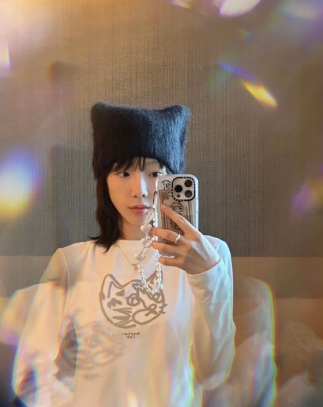 KNWLS 뉴진스 고양이 비니 상품이미지1