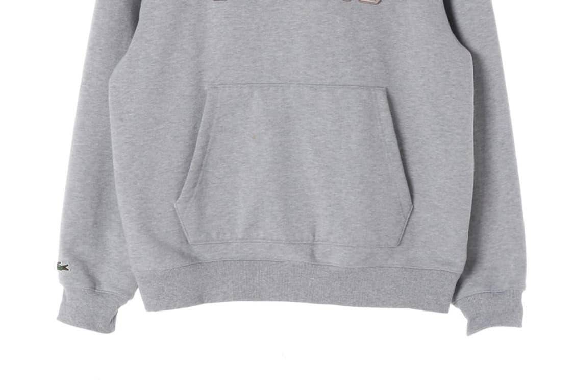 라코스테 빅로고 그레이 후드티 L 상품이미지4
