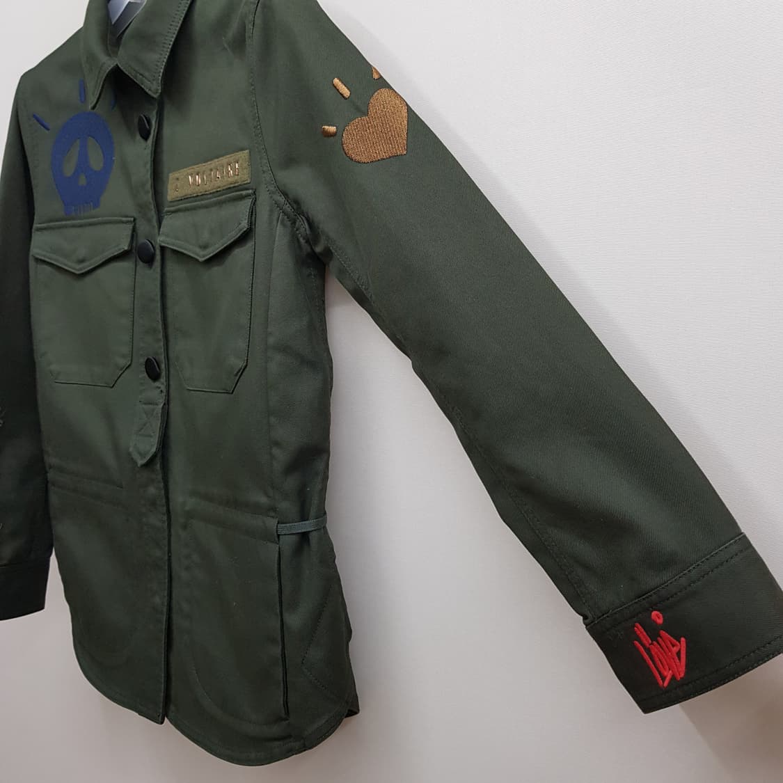 쟈딕앤볼테르 아트 패치 밀리터리 자켓 XS사이즈 상품이미지6