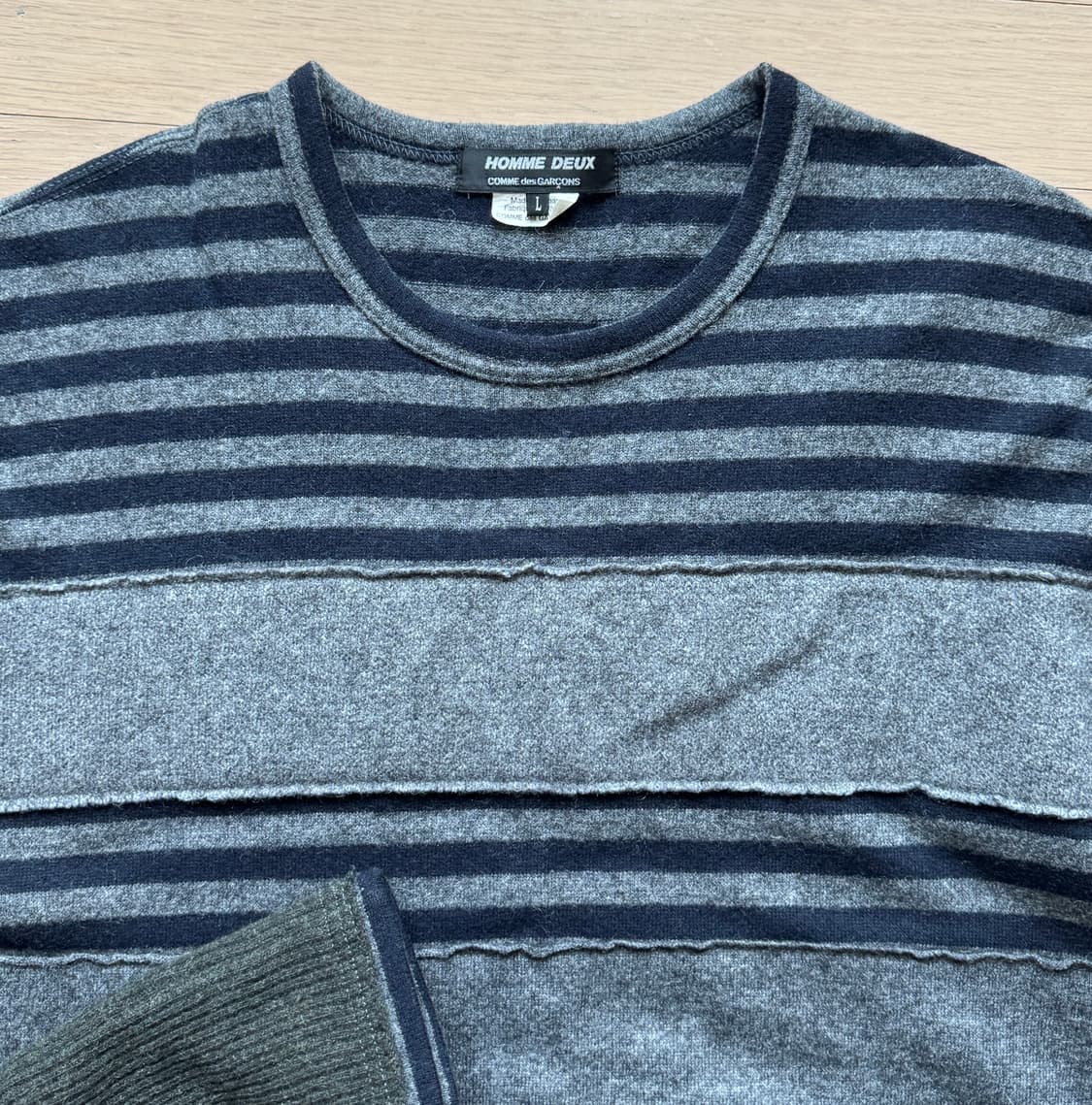 꼼데가르송 homme deux 라운드스웻 상품이미지4