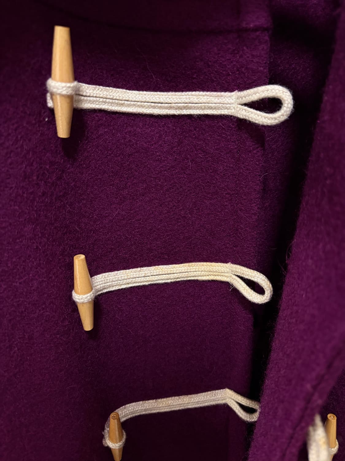 빈티지 포도 플럼 떡볶이 코트 상품이미지3