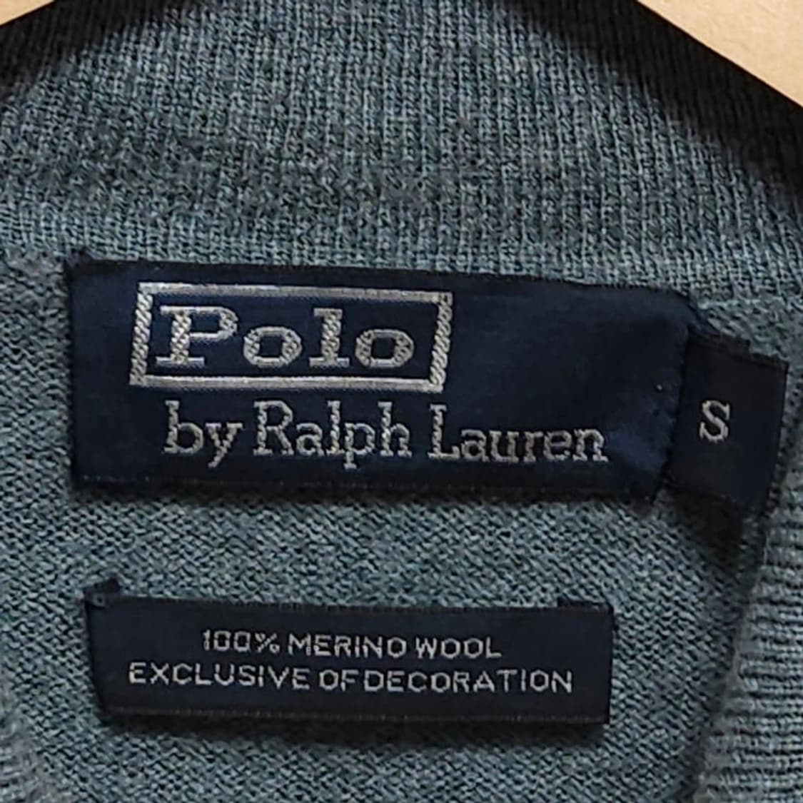 95 Polo 폴로 랄프로렌 메리노울 니트 카라티 상품이미지4