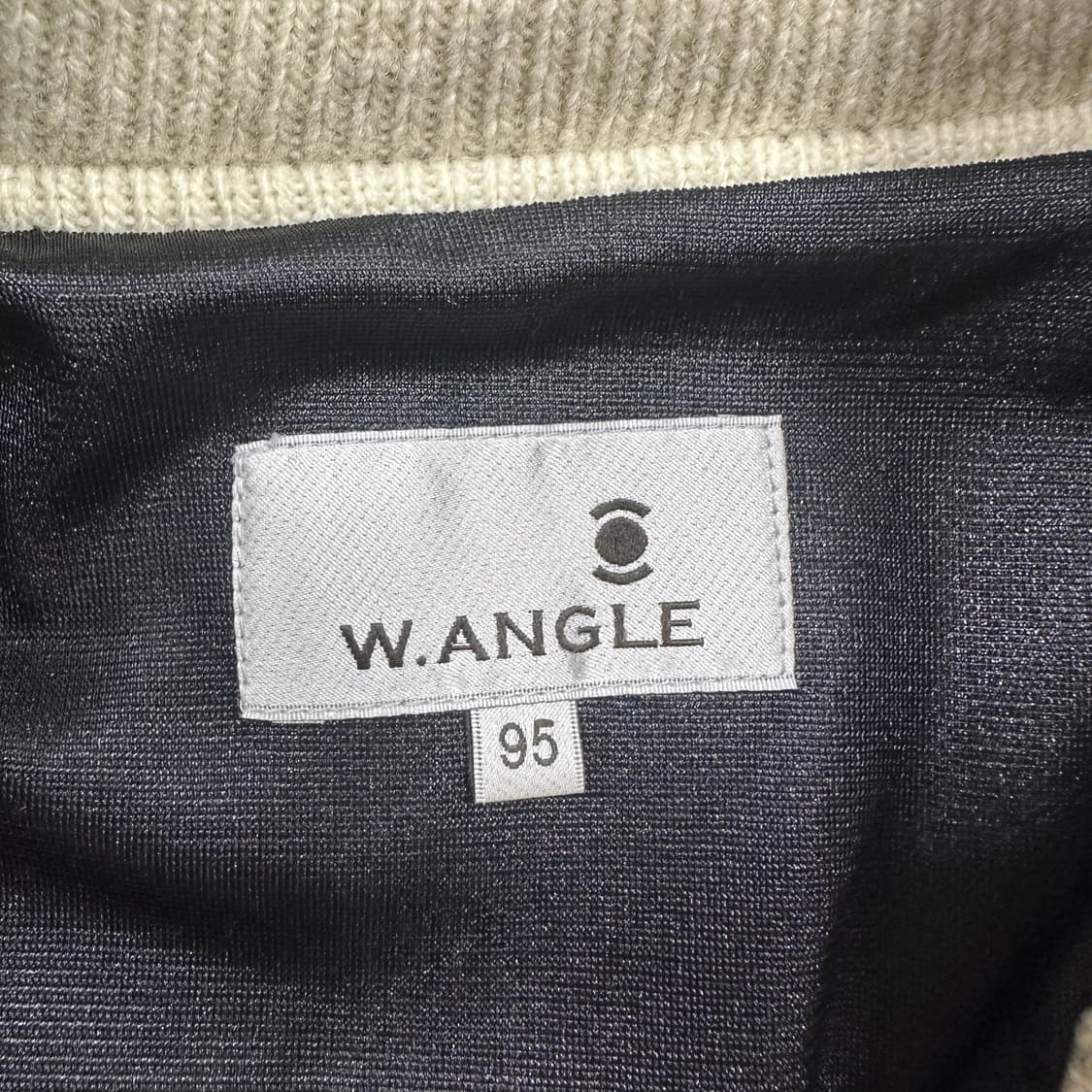 ✨ (바배) 와이드앵글 울 니트 집업 조끼 베스트 상품이미지3