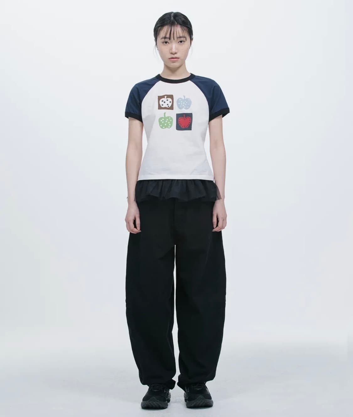 OHESHIO APPLE RAGLAN T-SHIRT 상품이미지3