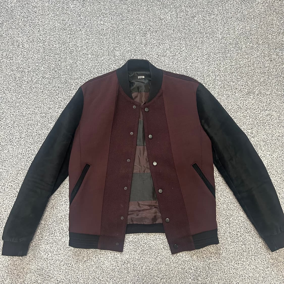 SYSTEM Varsity Teddy Jacket. 상품이미지5