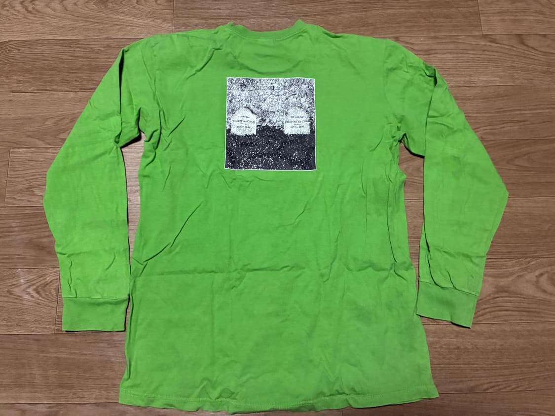 M) 슈프림 롱슬리브 긴팔 그린 상품이미지5