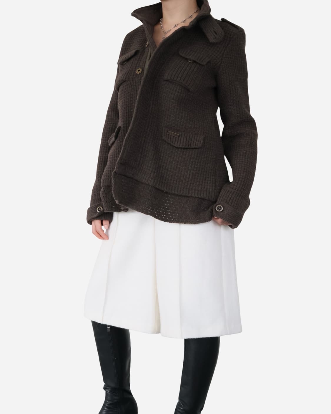 Bark Wool Knit Jacket 상품이미지2