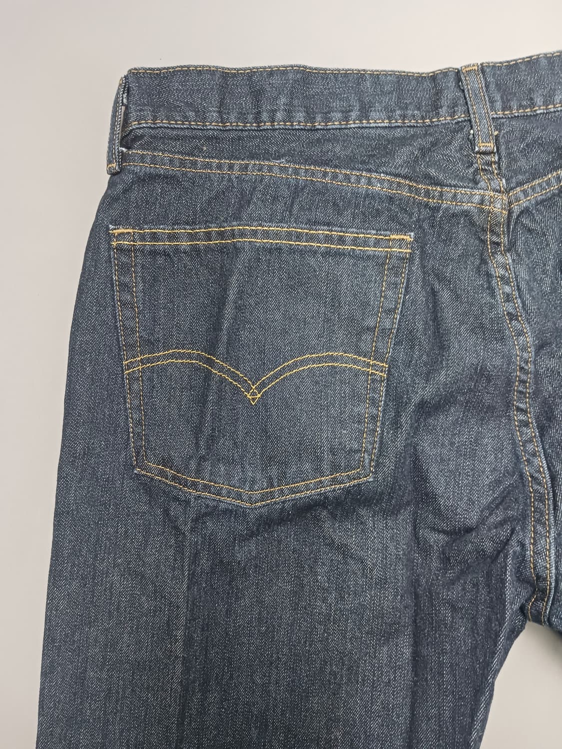 [36] 리바이스 505 R탭 진청생지 레귤러진 청바지 상품이미지8