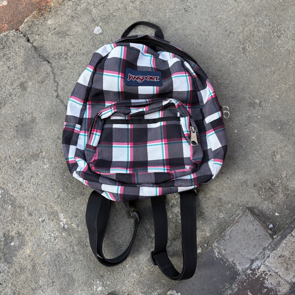 Jansport 잔스포츠 체크 미니백팩 가방 상품이미지1