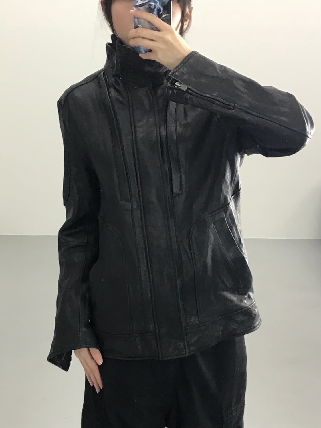 지오송지오 가죽 자켓 상품이미지2