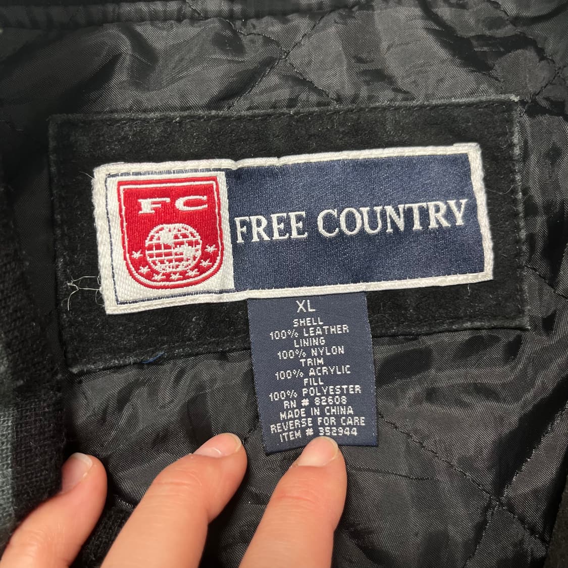 100 90s usa 아메리칸 빈티지 레더 스타디움 바시티 자켓 상품이미지2