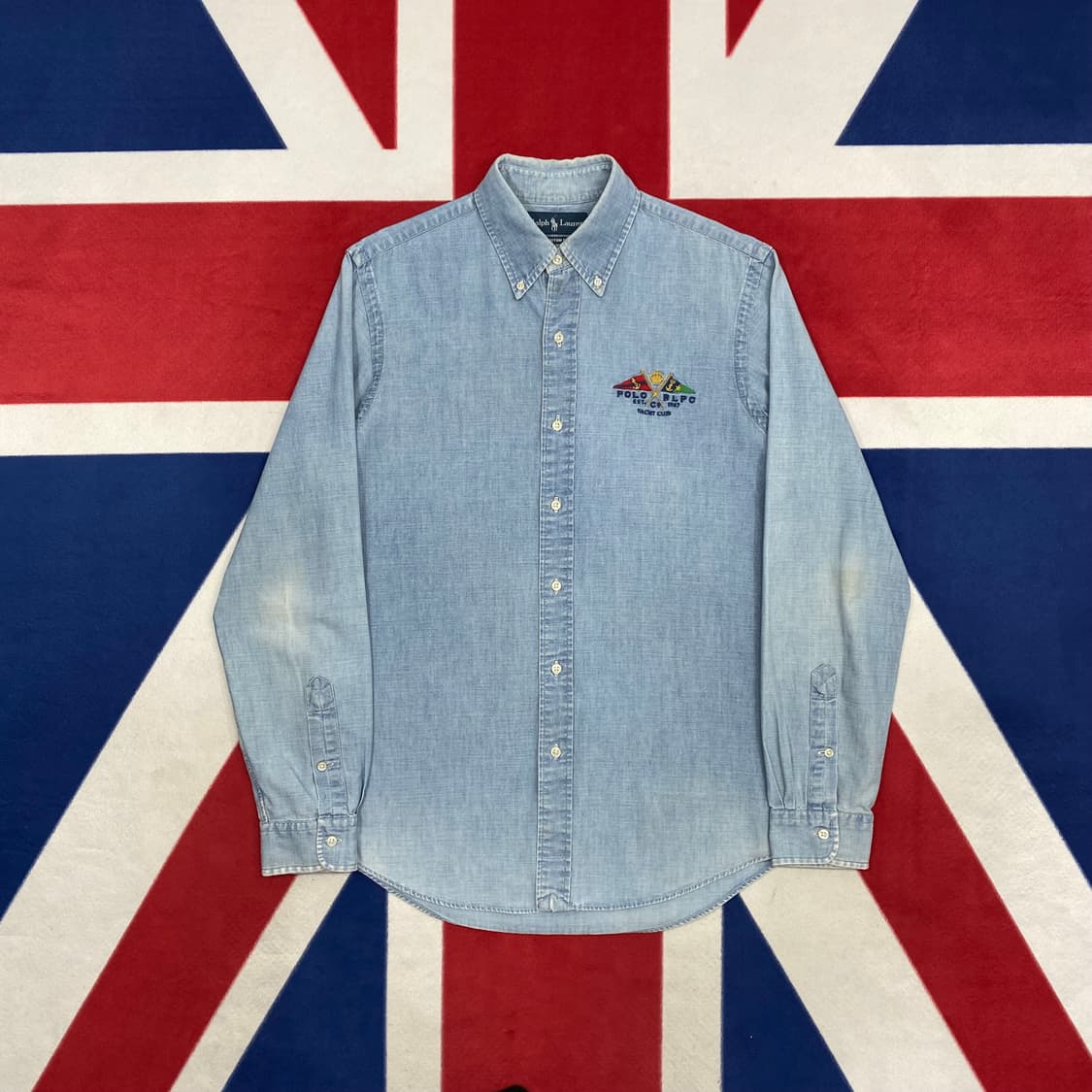 폴로 데님 셔츠 M 실측 L 상품이미지1