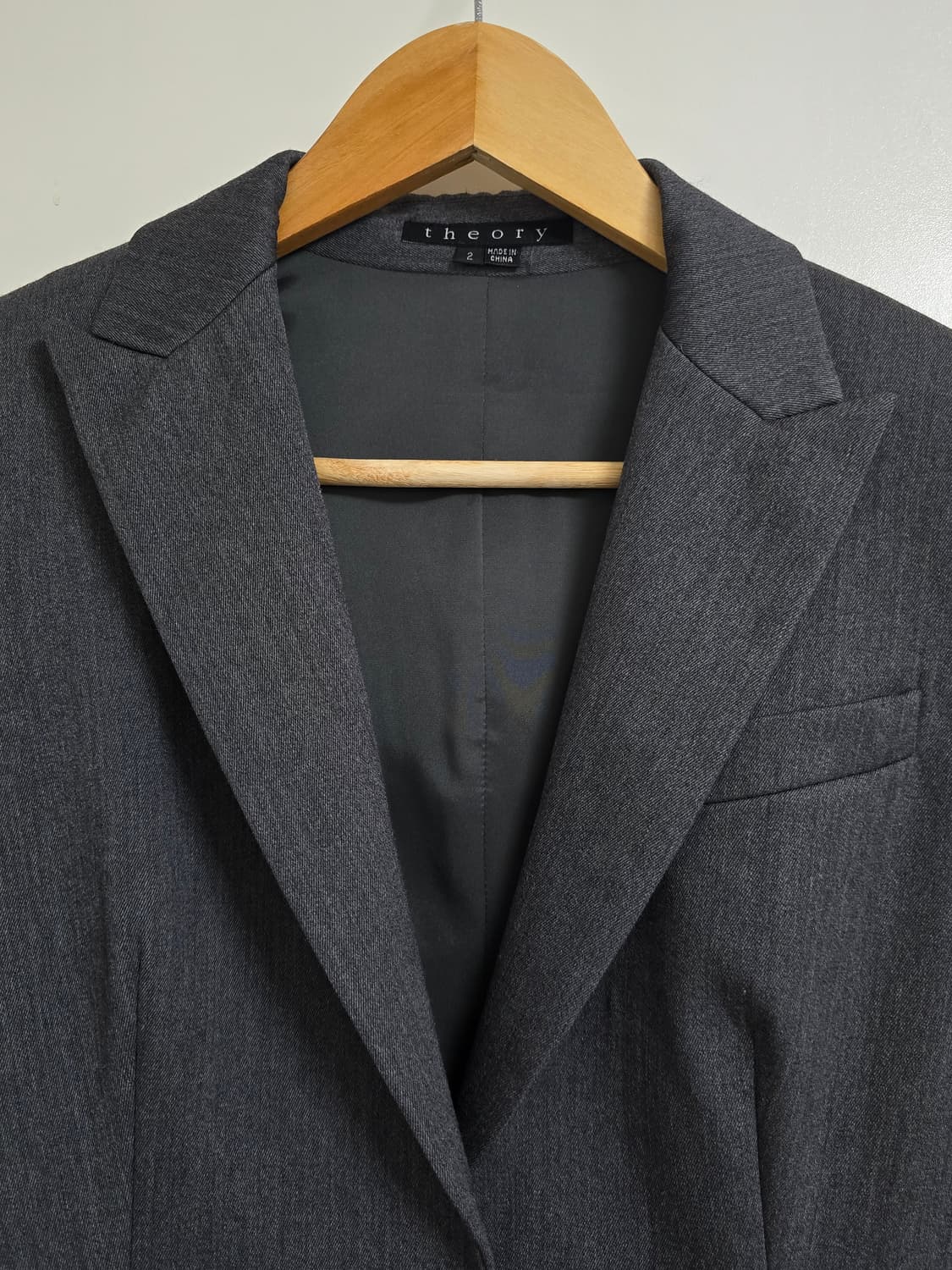띠어리 theory 울 블레이저 그레이 자켓 2 상품이미지4