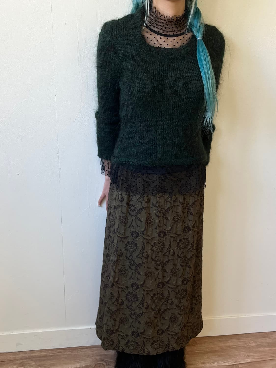 Ferris wheel 도트 시스루 블라우스 상품이미지6