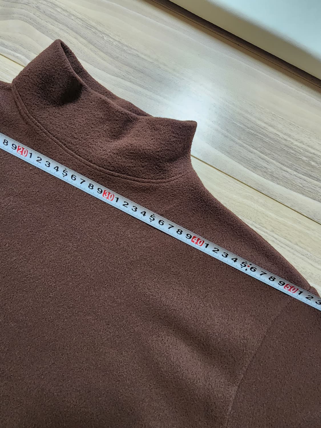 후리스폴라티셔즈브라운xl 상품이미지3