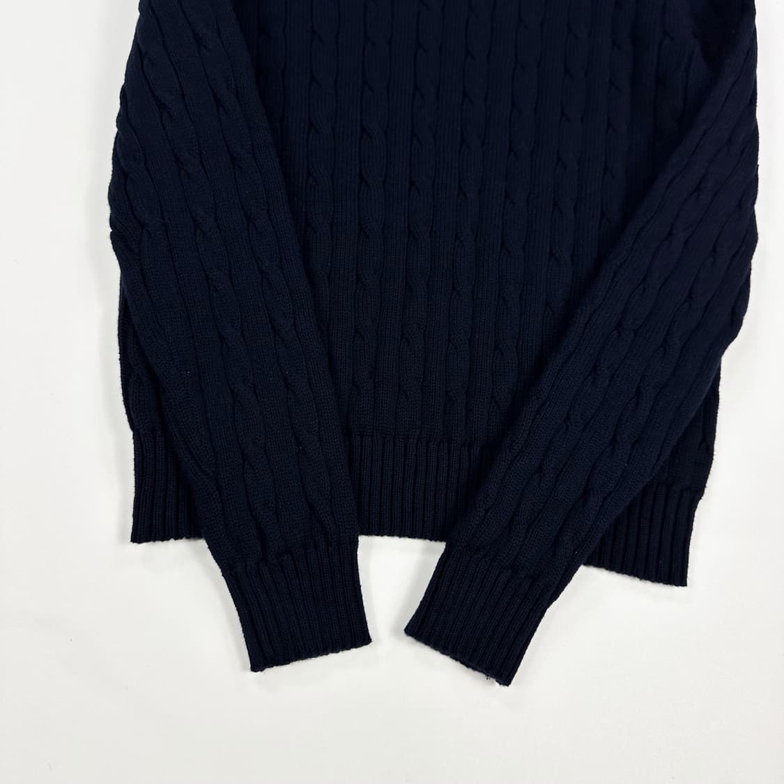 폴로 랄프로렌 포니 네이비 케이블니트 (L 여성추천) 상품이미지3