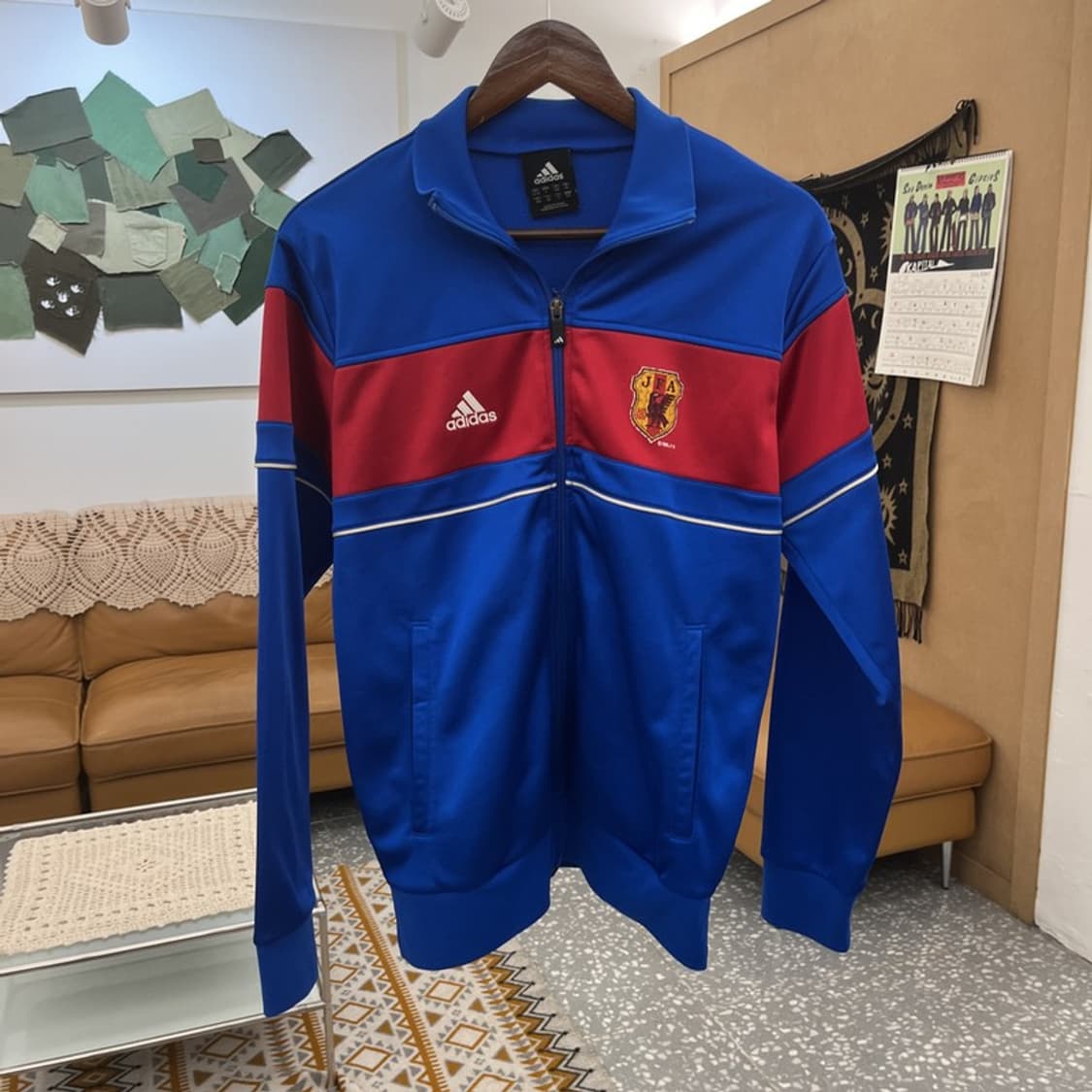 아디다스 일본 JFA 축구 국대 유니폼 져지 집업 M C11190 상품이미지3