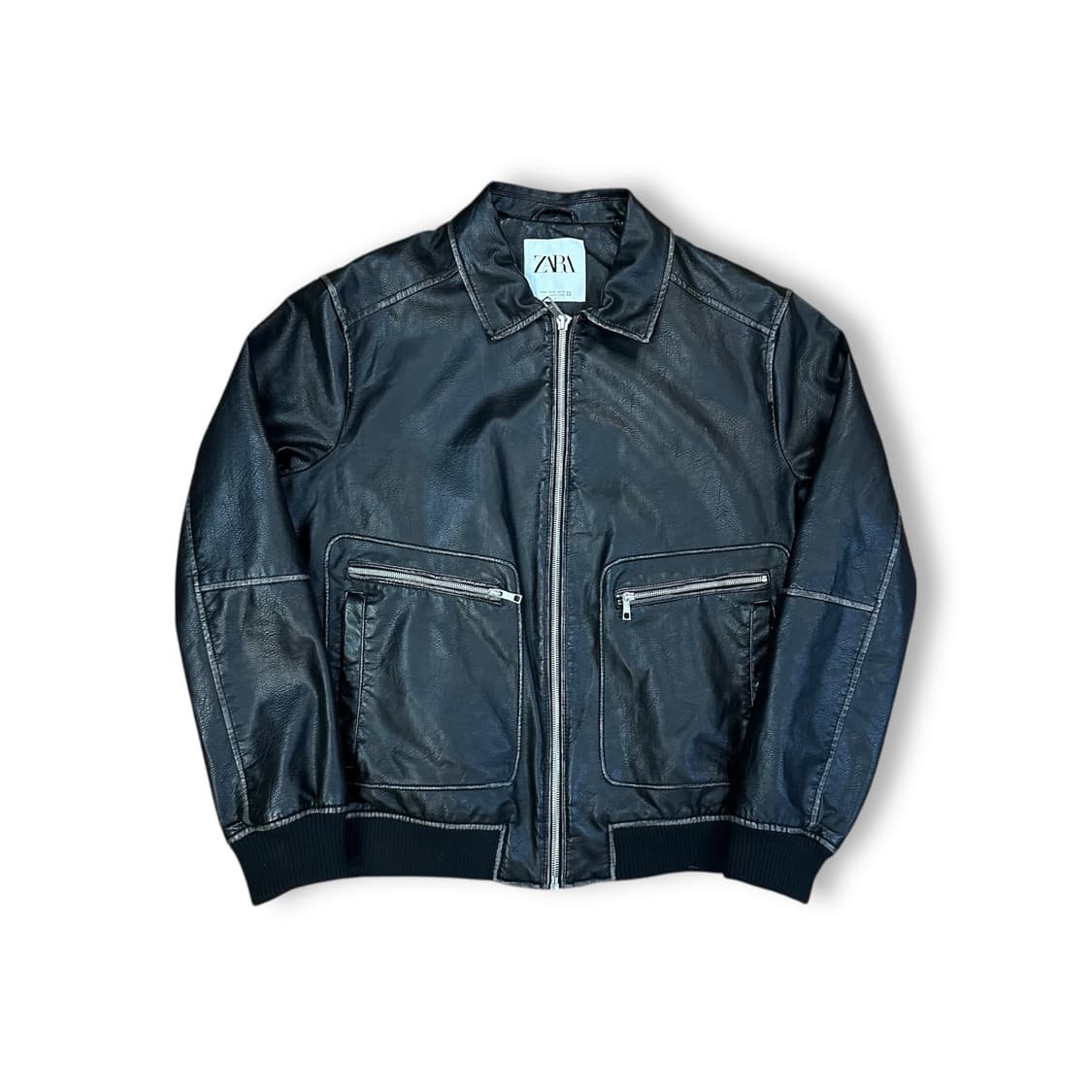 자라 레더 자켓 상품이미지1