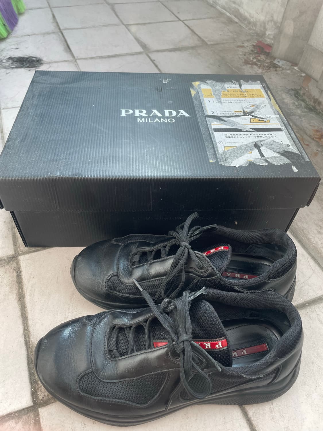 [255-260] 프라다 아메리카컵 블랙 상품이미지1