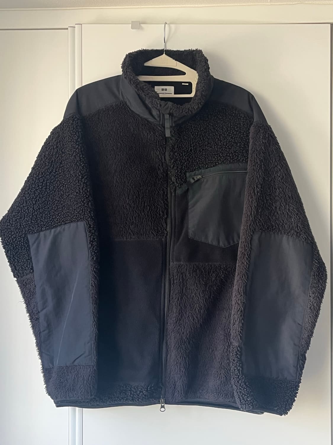 유니클로 x 엔지니어드가먼츠 후리스 블랙 L 상품이미지1