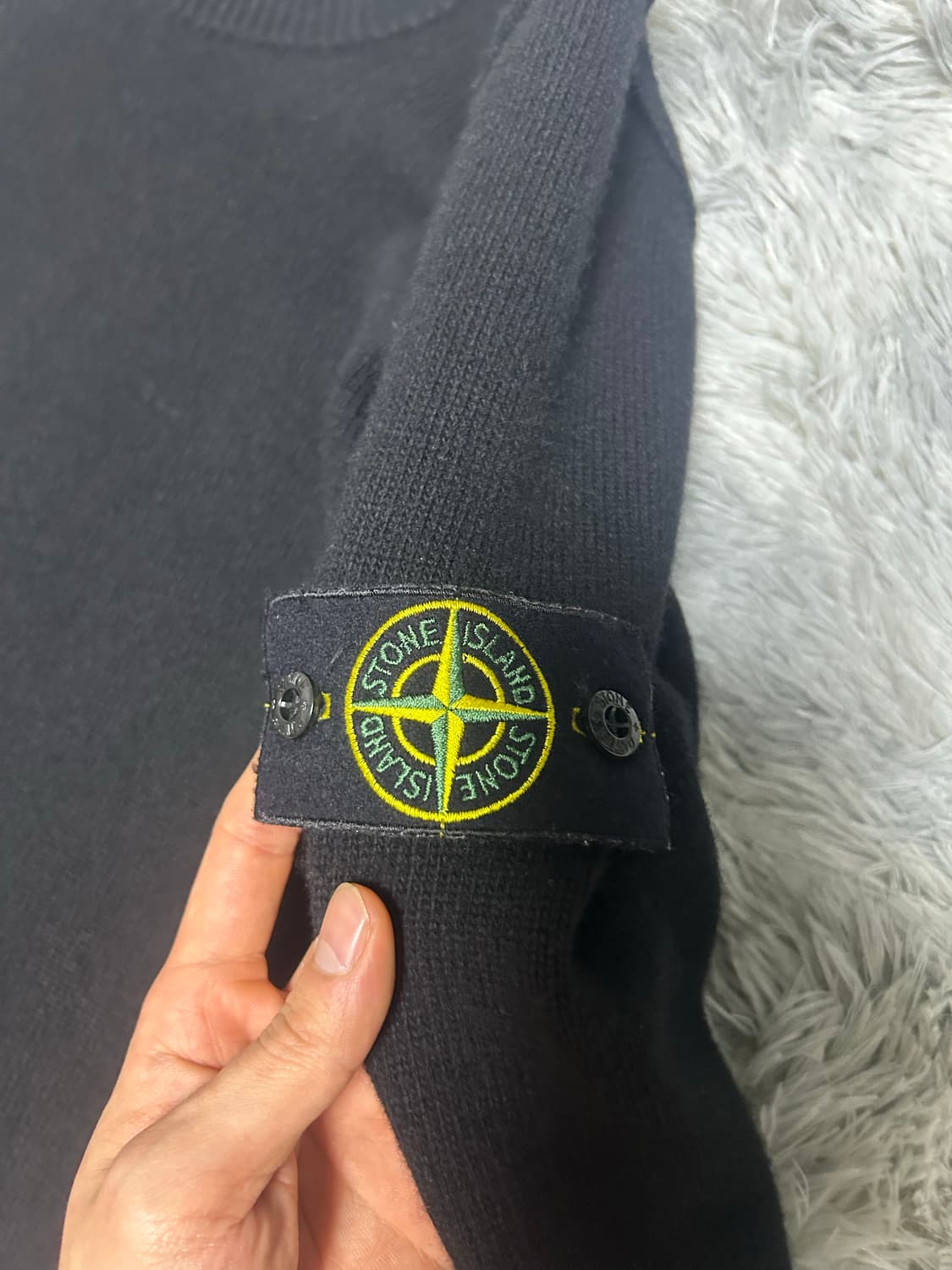 23fw 스톤아일랜드 니트 블랙 M 상품이미지3