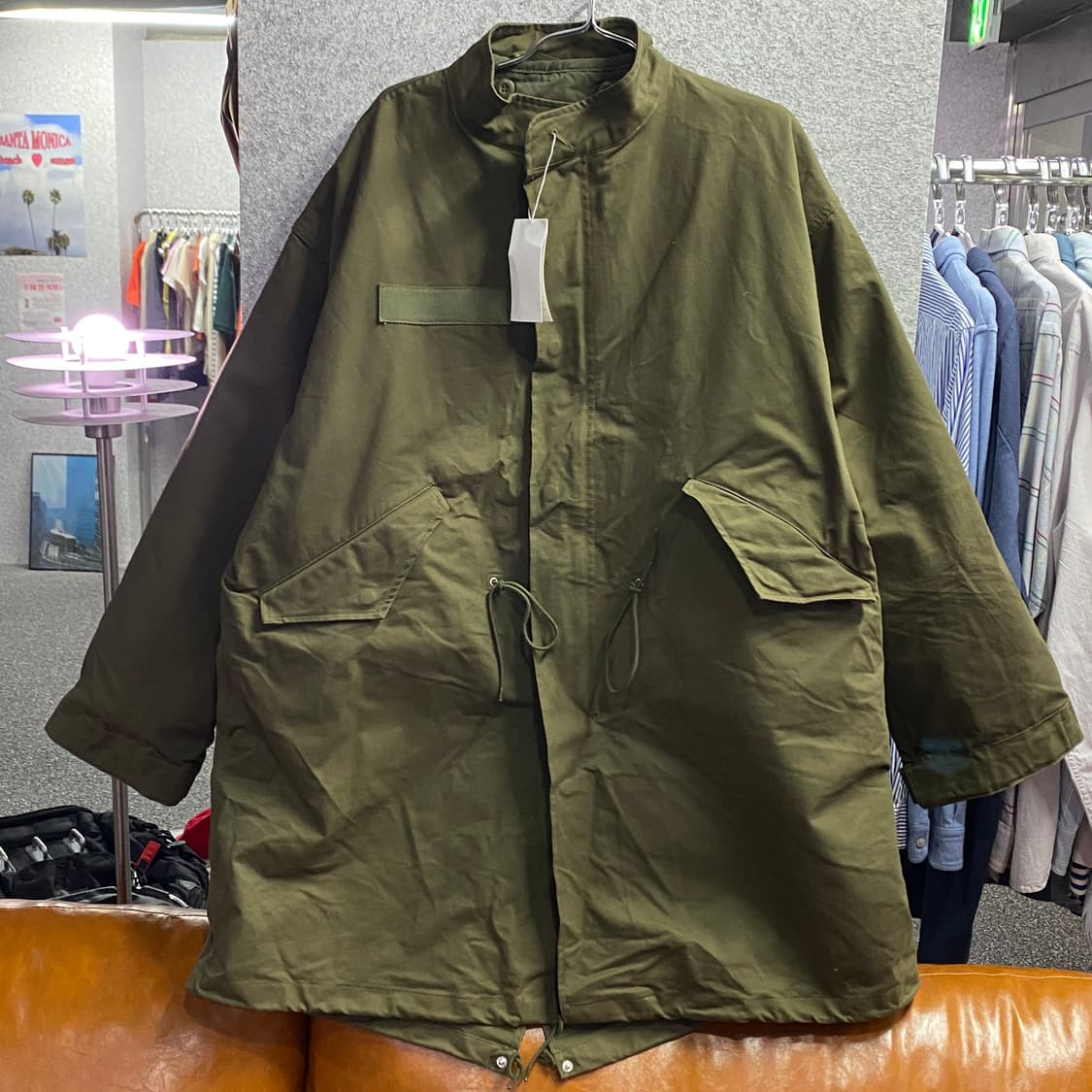 라퍼지스토어 카키 내피 피쉬테일 B4050 상품이미지2