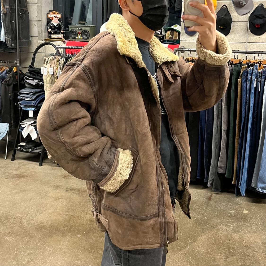 빈티지 B-3 양가죽 무스탕 (110) 상품이미지2