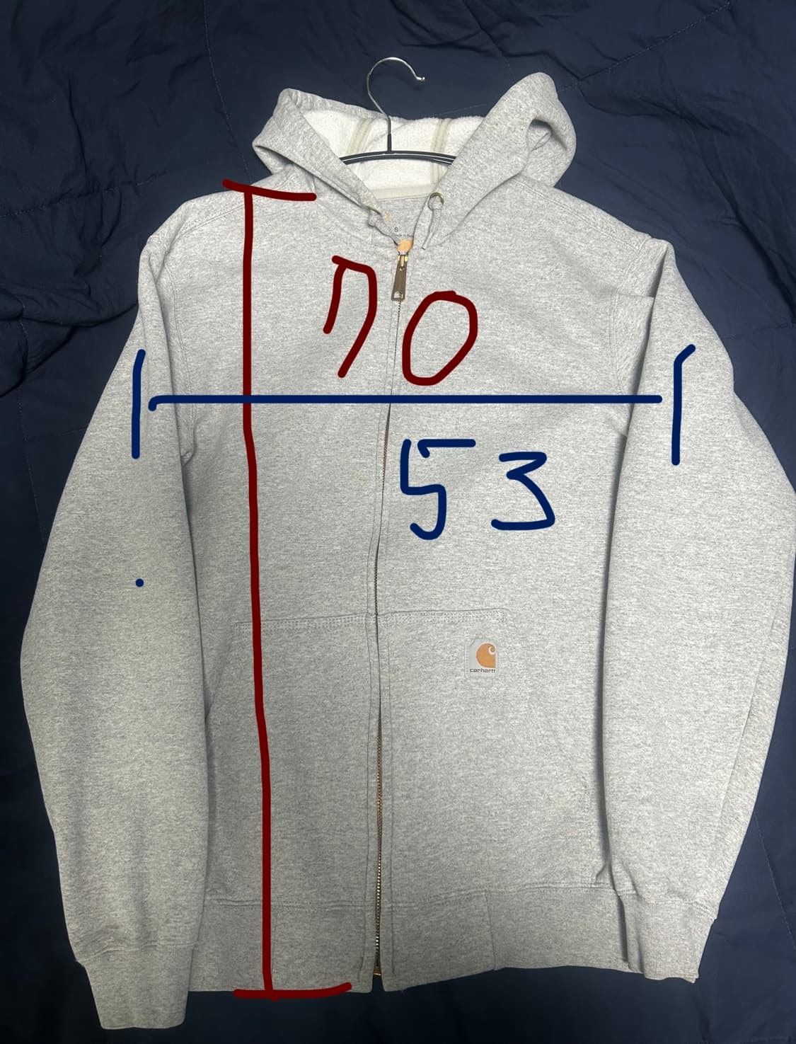 칼하트 후드 집업 상품이미지3