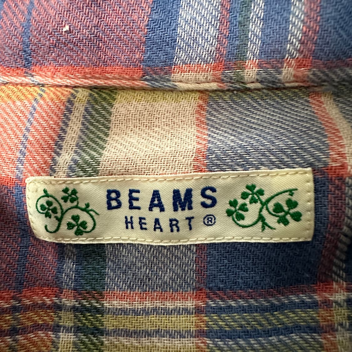 BEAMS check shirt 상품이미지3