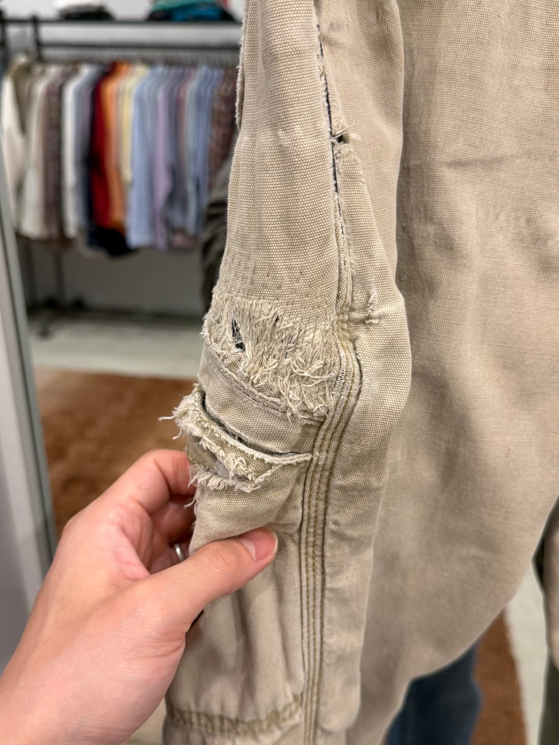 Carhartt 칼하트 디스트로이드 빈티지 워크 팬츠 (33-34) 상품이미지9