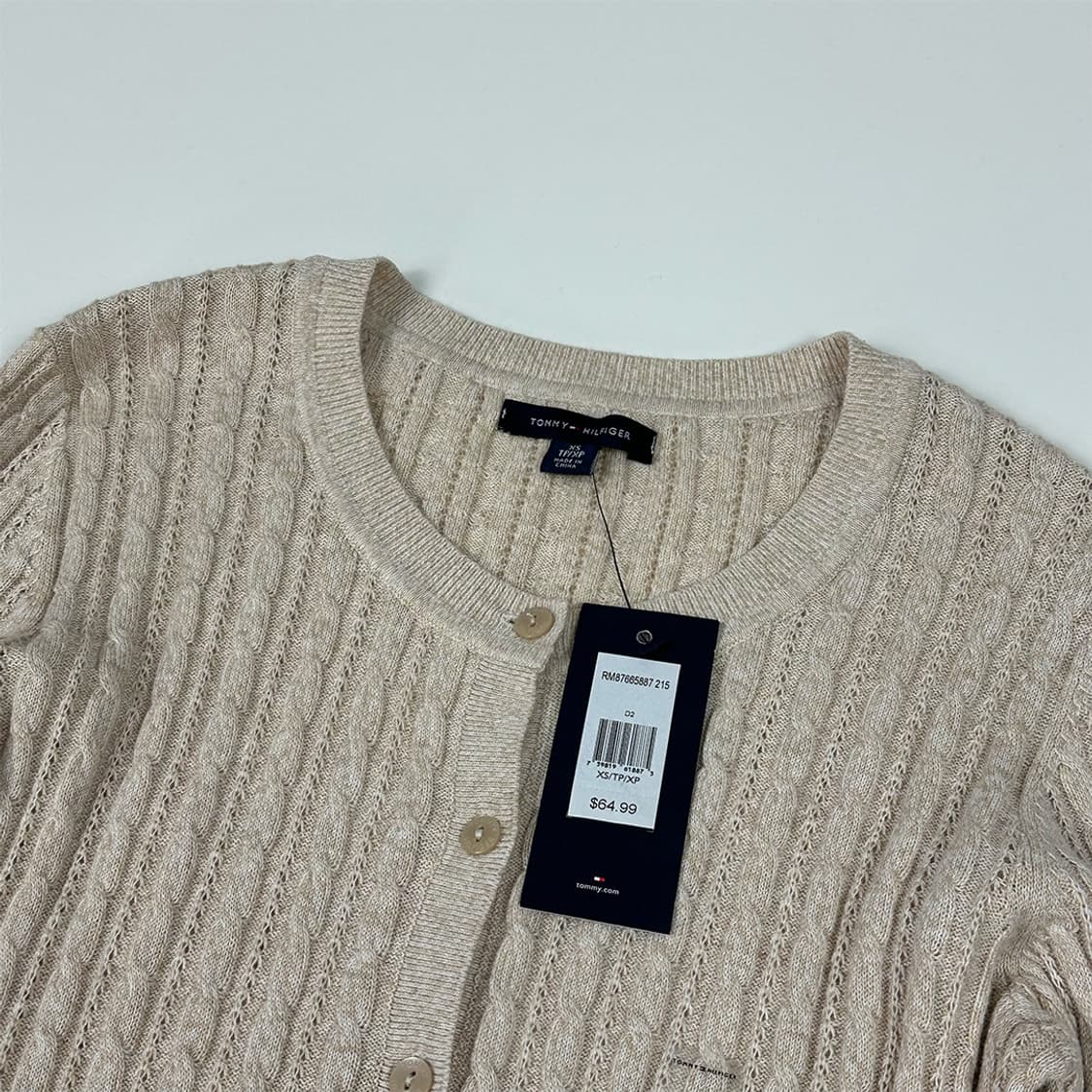 타미힐피거 케이블 가디건 상품이미지3