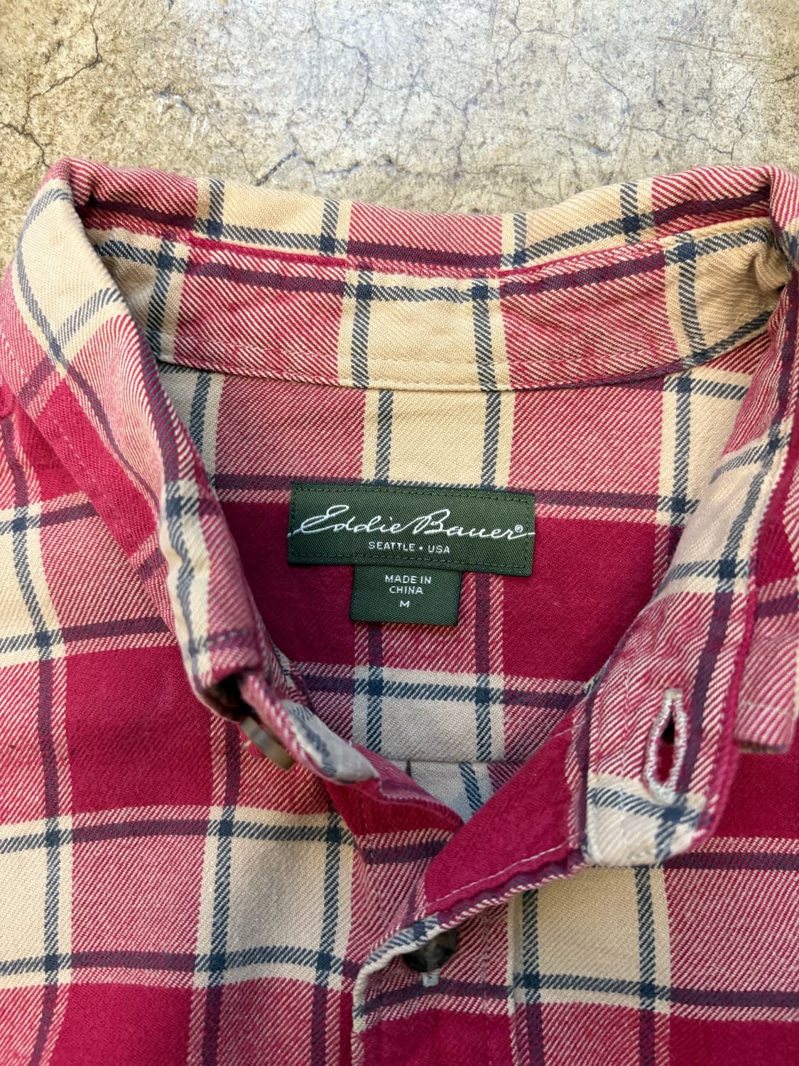 Eddie Bauer 체크 플란넬 셔츠 상품이미지4