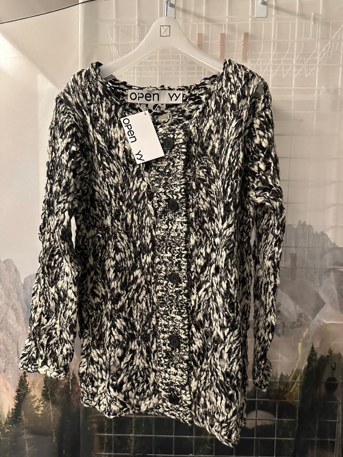 open yy 오픈와이와이 가디건 새상품 상품이미지3