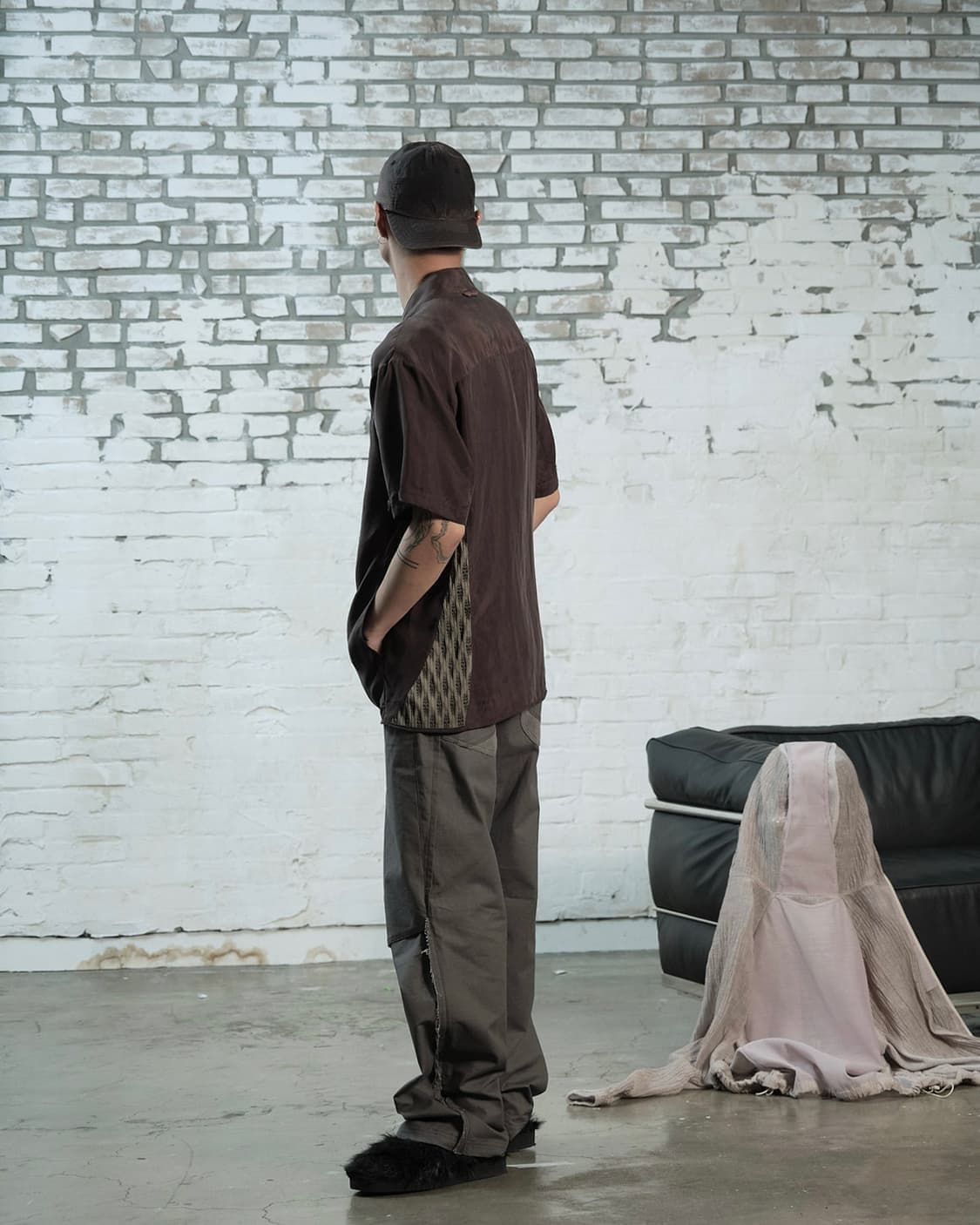 xlim ep5 반팔셔츠 브라운 상품이미지2