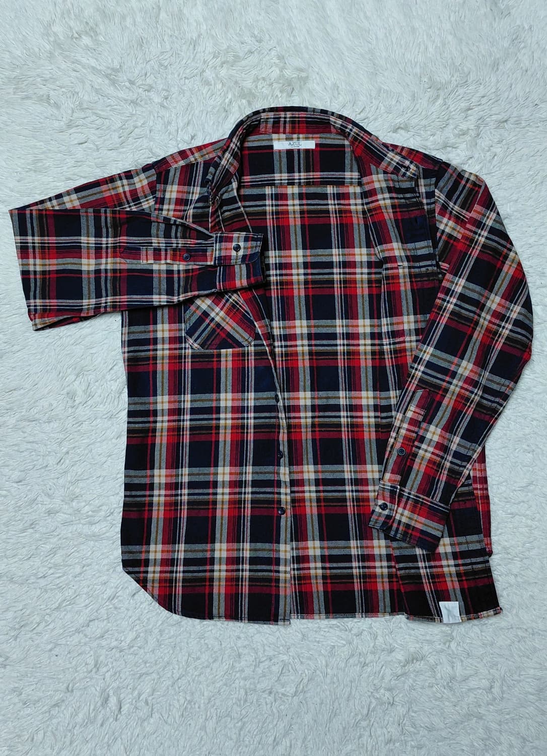 AZUL BY MOUSSY 체크 셔츠 M (95) 상품이미지1