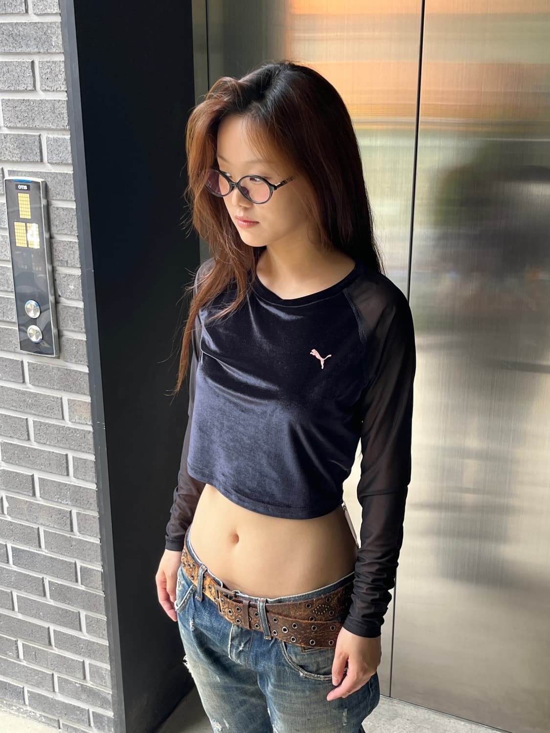 (Deadstock)Puma 퓨마 핑크 로고 탑 상품이미지1