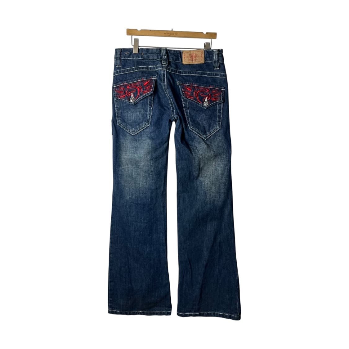 [Slap Stick] 펑크 로우라이즈 부츠컷 데님팬츠 상품이미지1