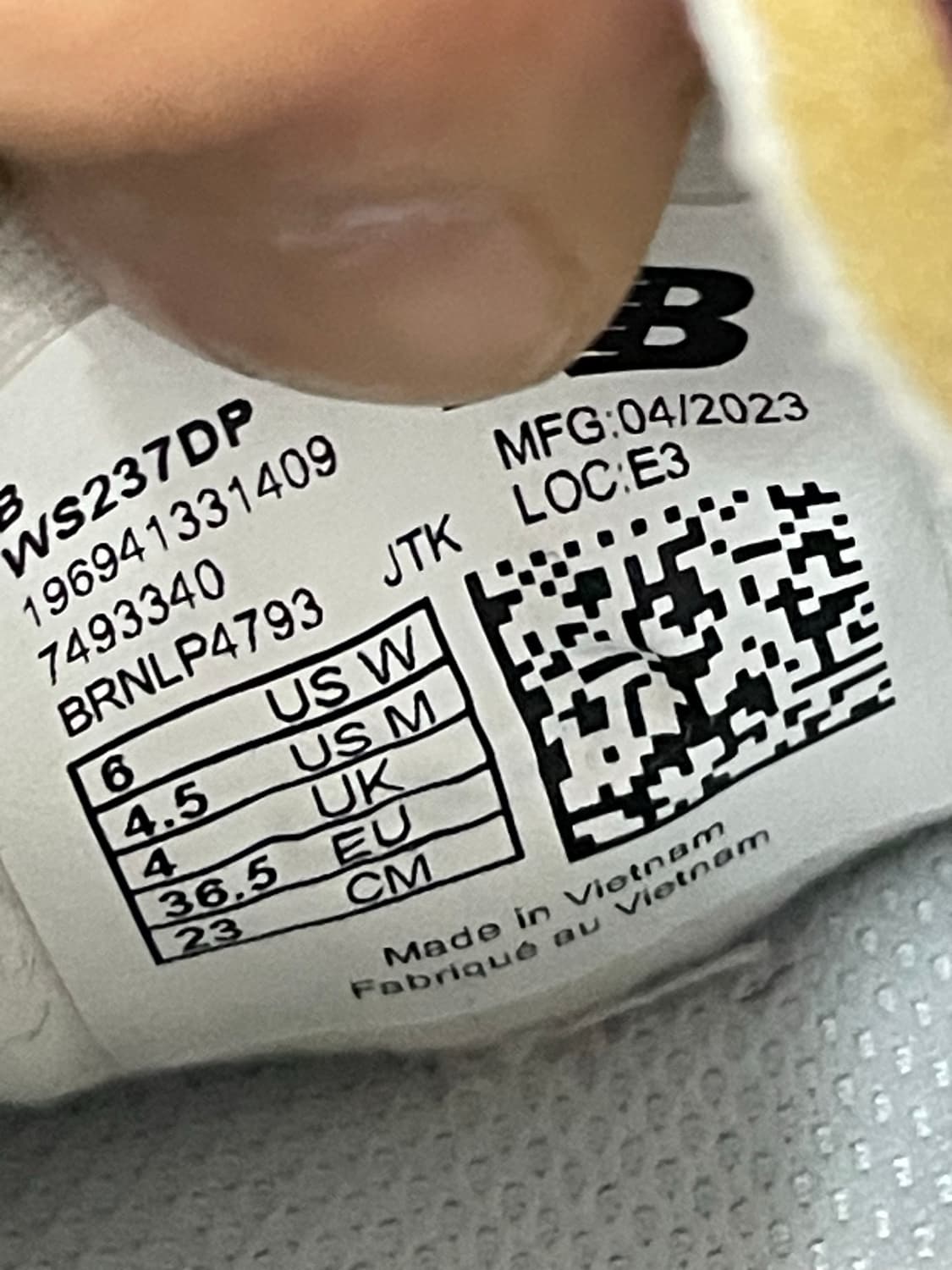 뉴발란스 237 버건디 그린 230 상품이미지10