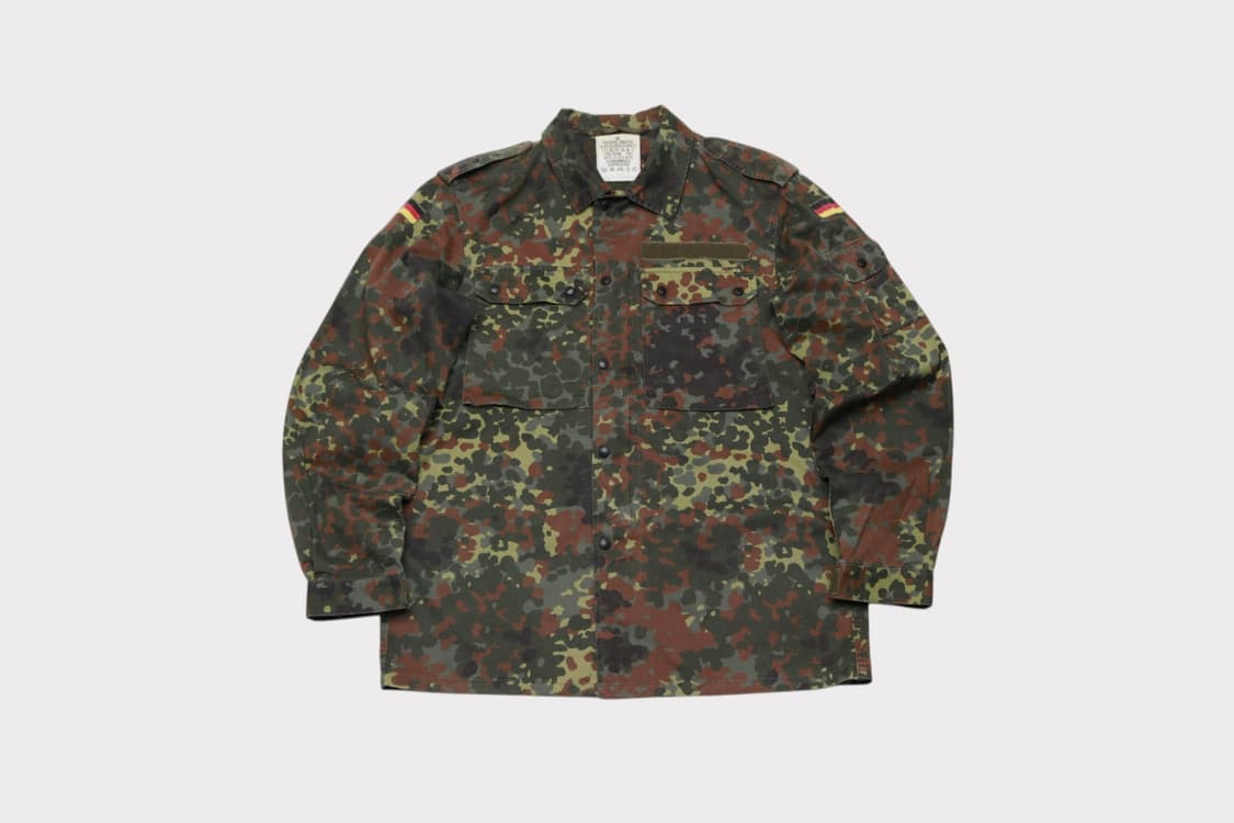 [L] 독일군 오리지널 밀리터리 플랙탄 자켓 상품이미지1