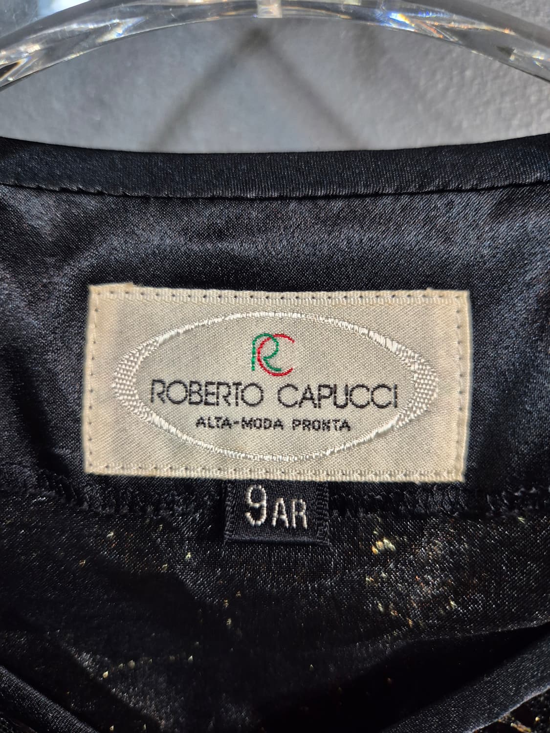 Roberto Capucci 꽃무늬 금빛 스팽글 자수 시스루 자켓 S 상품이미지9