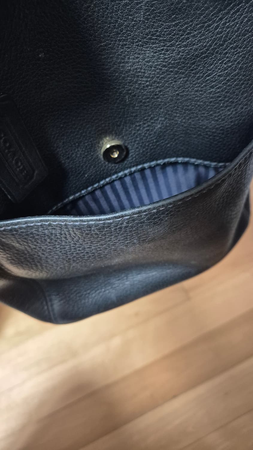 빈티지 올드코치 블랙 숄더백 made in USA 상품이미지7