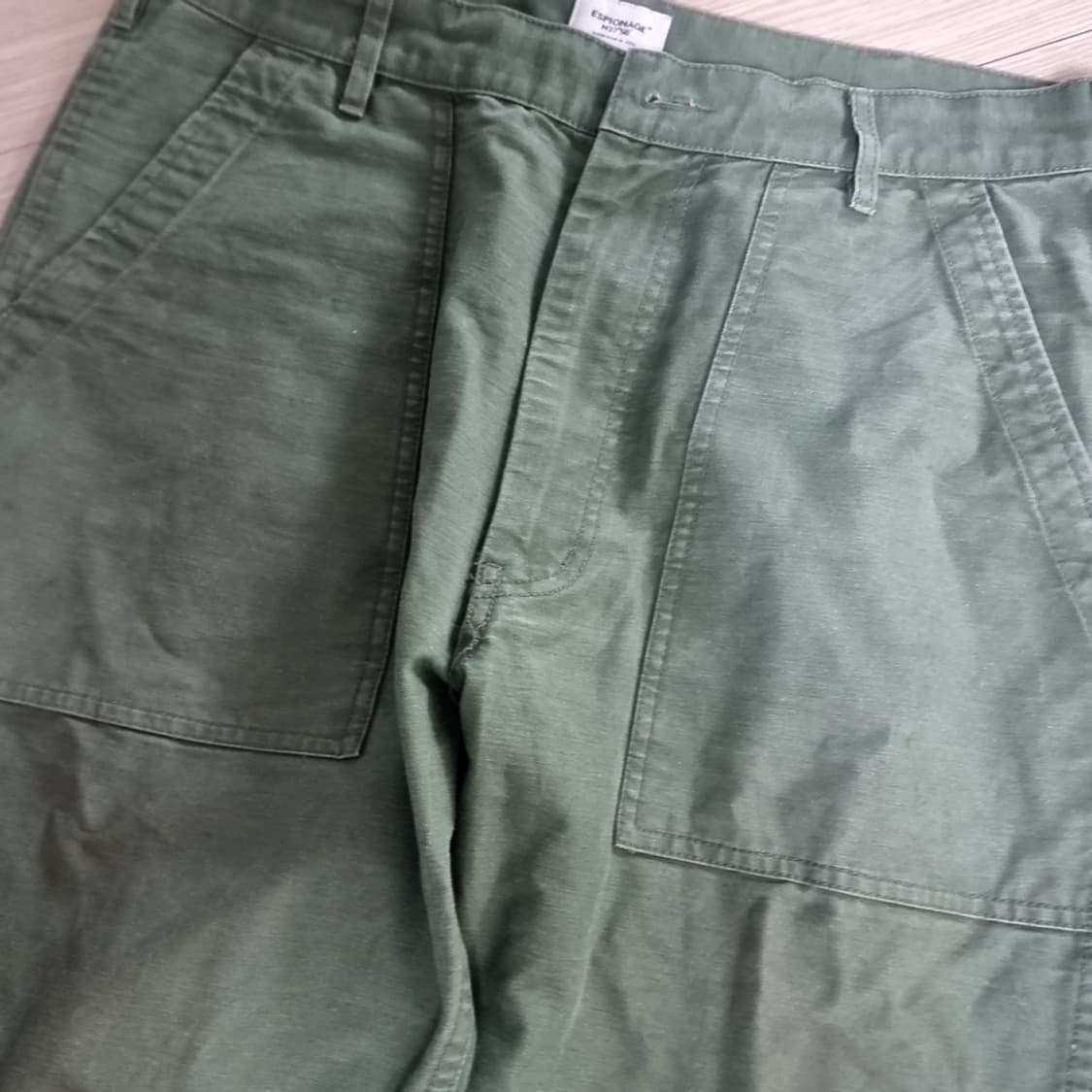 유니폼브릿지 카키색 정글퍼티그  면바지(라지 33,34) 상품이미지4